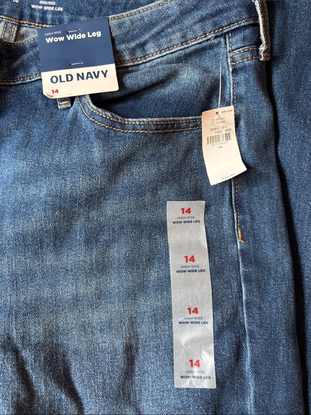 Old Navy women’s WOW wide leg - denim